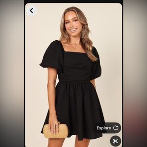 Petal & Pup Alaya Dress in Black Size XS